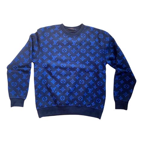 louis vuitton sweater blue|Knitwear and Sweatshirts Collection for Men .